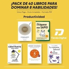 Pack de 40 Libros Sobre Desarrollo Personal